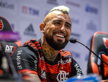 "Cumplo un sueño": Arturo Vidal fue presentado como nuevo refuerzo de Flamengo