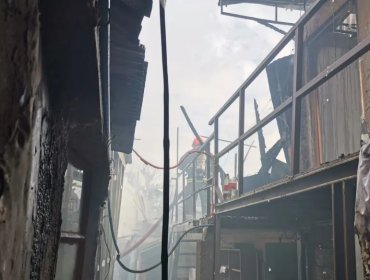 Incendio dejó dos viviendas afectadas y 10 damnificados en el sector centro alto de Antofagasta