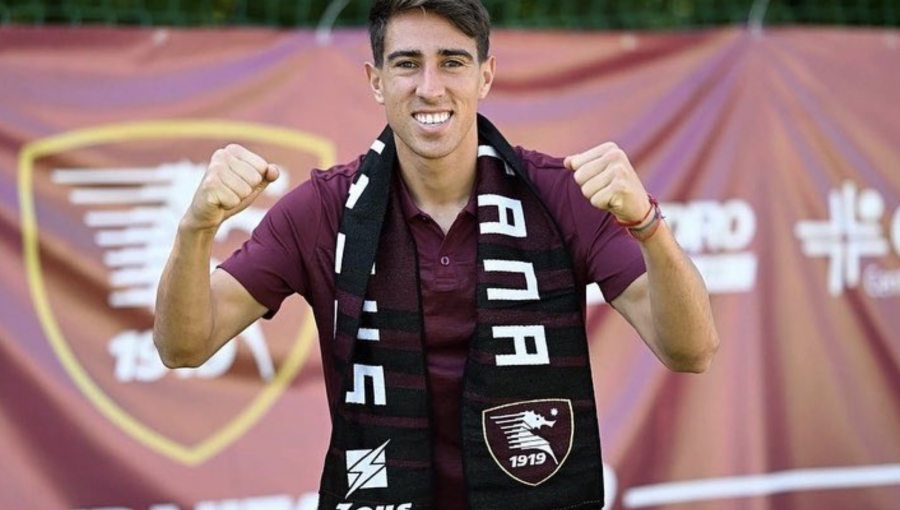 Diego Valencia fue presentado en la Salernitana de Italia: "Es un sueño llegar a una liga muy competitiva"