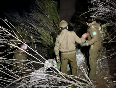 Alistan operativo especial en Quilpué por funeral de hombre hallado en un tambor: se reportó el lanzamiento de fuegos artificiales