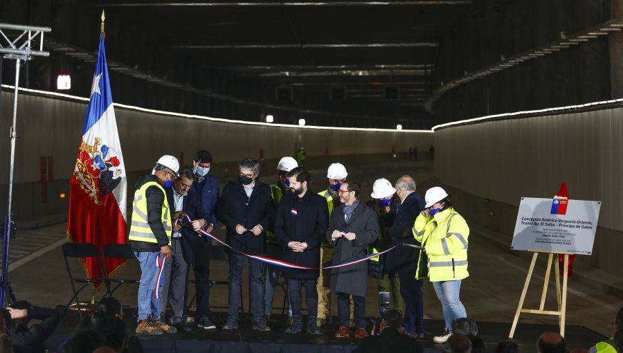 Presidente Boric inauguró Américo Vespucio Oriente: “Estas obras entregan un buen vivir”