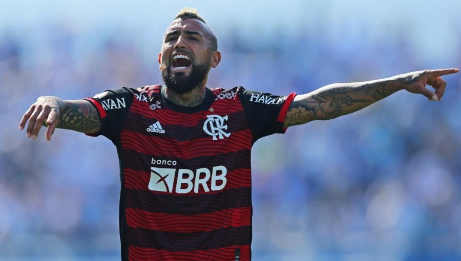 Arturo Vidal se llenó de elogios tras sumar sus primeros minutos con Flamengo