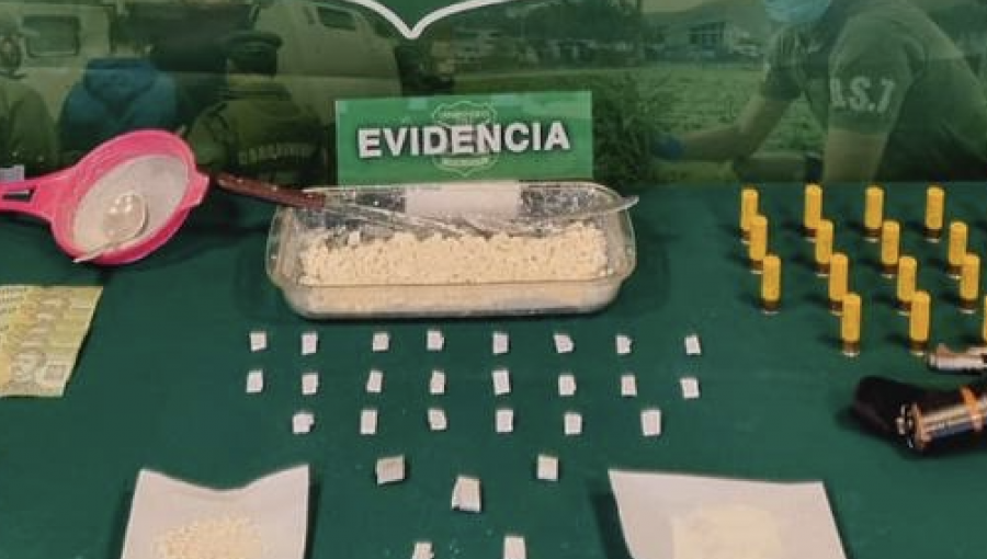 Cae una madre y su hijo investigados por tráfico de drogas y tenencia ilegal de armas en Los Andes