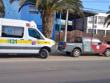 Siete estudiantes y tres profesores del Liceo Politécnico de Quintero presentaron síntomas asociados a posible intoxicación