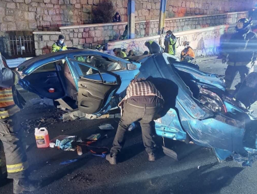 Por manejo en estado de ebriedad queda detenido el conductor del auto que protagonizó accidente en la Av. España de Viña del Mar