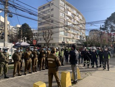 Masivo operativo policial-municipal en el barrio Poniente de Viña del Mar: hubo labores preventivas y de fiscalización