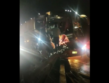 Accidente en Ruta 68 con fallecidos: Un camión, un bus y un automóvil involucrados