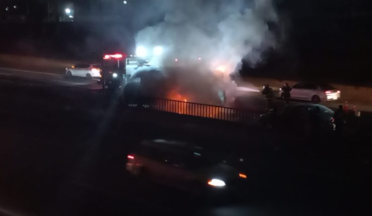 Vídeo registra violento asalto en plena Ruta 68 a camión blindado: Balacera , amago de incendio y choque por alcance frustran cometido