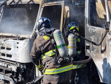 Nuevo ataque en provincia de Arauco: Quemaros dos camiones en Contulmo