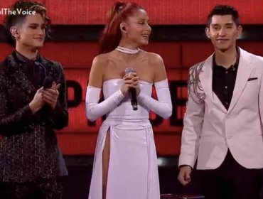 Cami se robó todas las miradas con impactante vestido blanco en la gran final de “The Voice Chile”