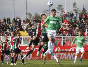 Lluvia de goles en el clásico de colonias: Audax y Palestino empataron en La Cisterna