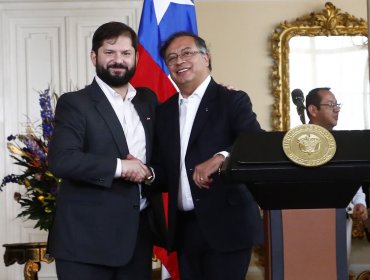 Crisis migratoria y Comunidad Andina marcaron reunión entre los presidentes Gabriel Boric y Gustavo Petro