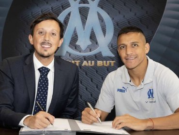 Alexis Sánchez firmó contrato y es oficialmente nuevo fichaje del Olympique de Marsella