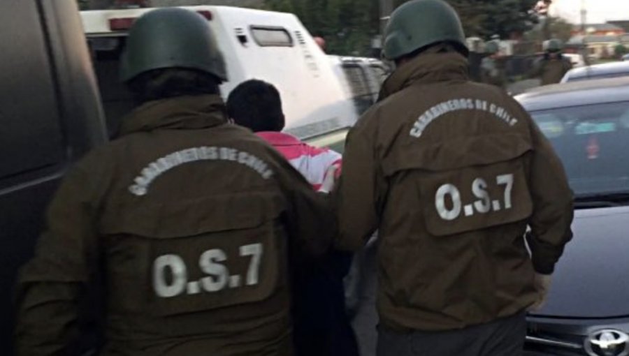 Con 13 detenidos termina allanamiento en 11 viviendas de Temuco: sujetos estarían vinculados a bandas narco