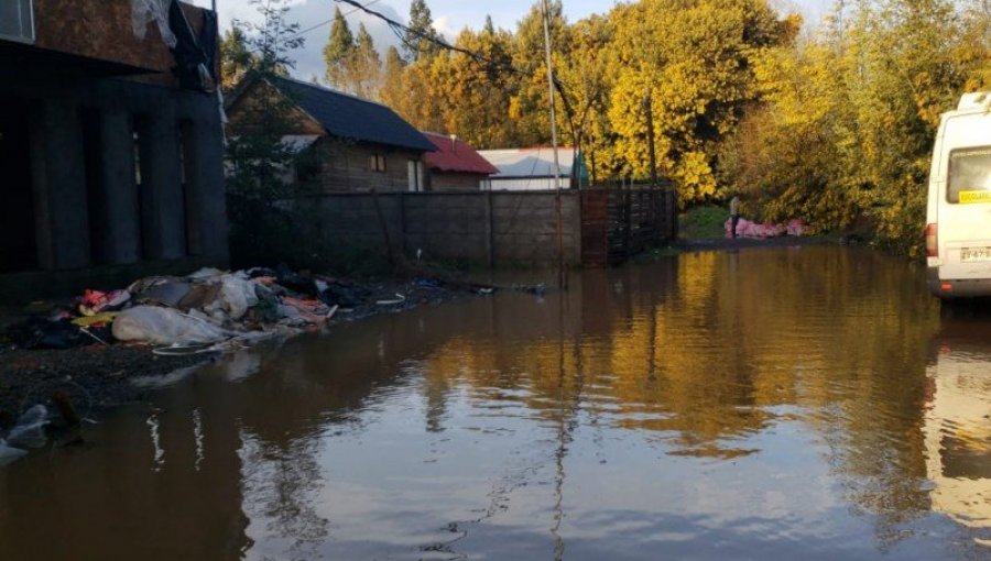 Declaran Alerta Roja para Concepción por desborde del río Andalién: Municipio reporta 12 viviendas en riesgo