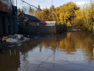 Declaran Alerta Roja para Concepción por desborde del río Andalién: Municipio reporta 12 viviendas en riesgo