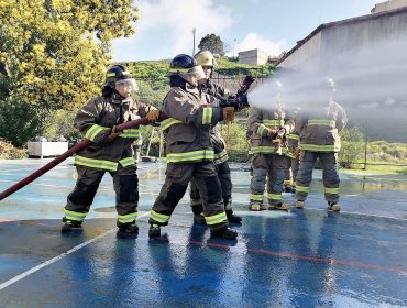 Gendarmes de la región de Valparaíso fueron capacitados sobre comportamiento del fuego y riesgos asociados a incendios en cárceles