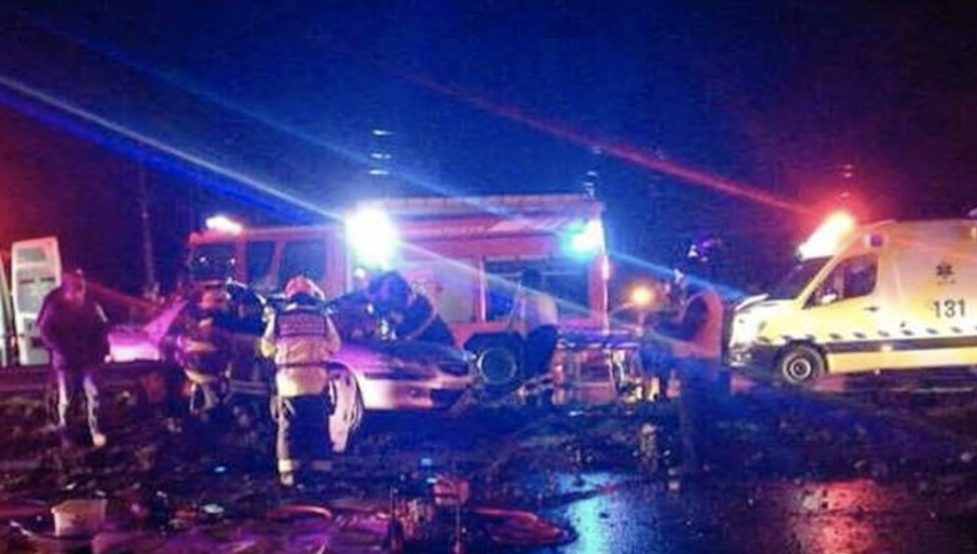 Conductor perdió la vida tras chocar contra un bus que se encontraba estacionado por problema técnico en la ruta 68