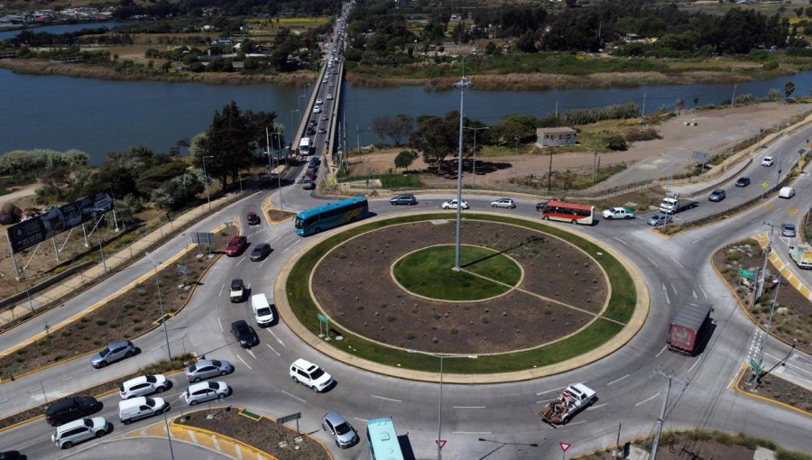 Nuevas obras en la rotonda de Concón: MOP anuncia intervención que promete mitigar el impacto vial en esta transitada zona