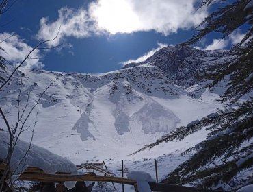 Declaran Alerta Temprana para la comuna de San José de Maipo por amenaza de avalancha en el sector de Baños Morales