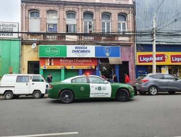 Tres delincuentes fueron detenidos en dos robos frustrados registrados en el centro de Valparaíso
