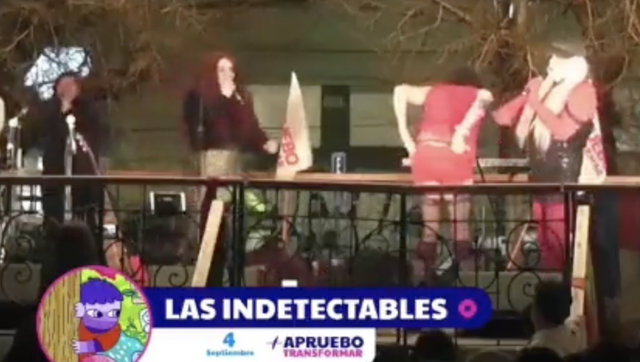 Repudiable fin de «Apruebo Transformar» en Valparaíso: actividad familiar culminó con performance sexual con bandera chilena