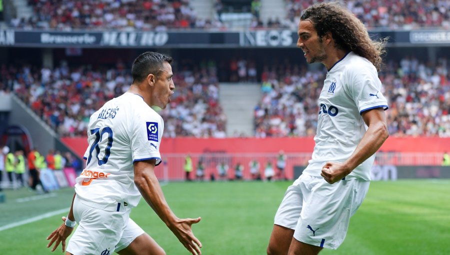 Alexis Sánchez fue incluido en el «equipo ideal» de la 4ª fecha de la Ligue 1 de Francia