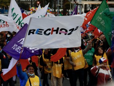 Parlamentarios de Chile Vamos de la región de Valparaíso celebran triunfo del «Rechazo» en el Plebiscito Constitucional de salida