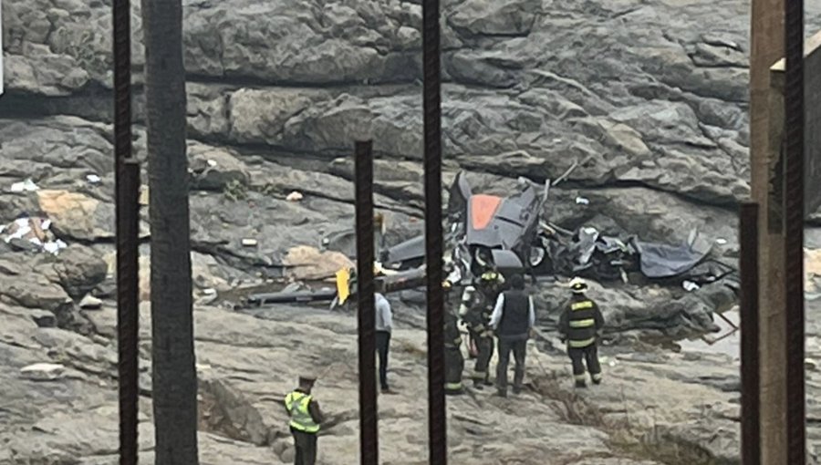 Dos fallecidos deja caída de helicóptero en Zapallar: se trataría de un conocido empresario y de su esposa
