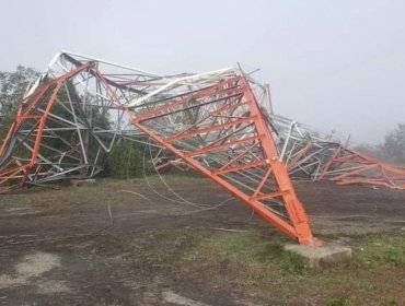 Fiscalía regional de Biobío informó que se usó dinamita en el atentado a torres de alta tensión en Hualqui