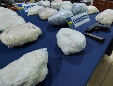 Desbaratan organización criminal que pretendía vender diversos tipos de drogas durante las Fiestas Patrias en la V Región