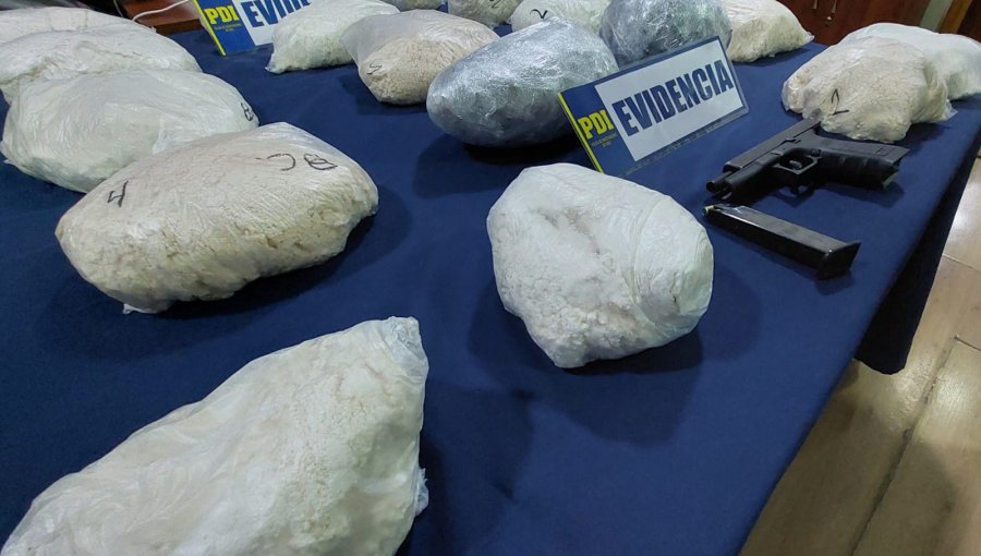 Desbaratan organización criminal que pretendía vender diversos tipos de drogas durante las Fiestas Patrias en la V Región