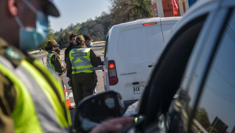 Instalan servicio de tránsito en ruta Lo Orozco de Quilpué y llaman a la conducción responsable durante las Fiestas Patrias