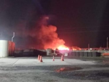 Ataque incendiario en la macrozona sur: Queman al menos 8 maquinarias de empresa ubicada en Carampangue