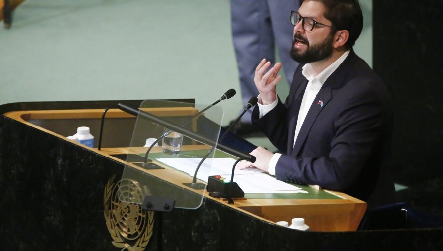 Presidente Gabriel Boric ante la Asamblea General de ONU: "El resultado del Plebiscito nos ha enseñado a ser más humildes"
