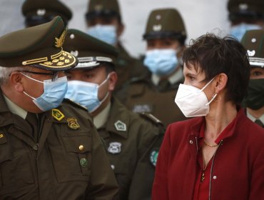 Ministra del Interior Carolina Tohá visitó a carabinero herido de bala en La Araucanía
