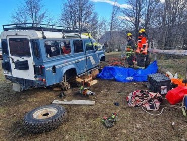 Hombre murió tras quedar atrapado mientras arreglaba su vehículo en Coyhaique: fue encontrado dos días después