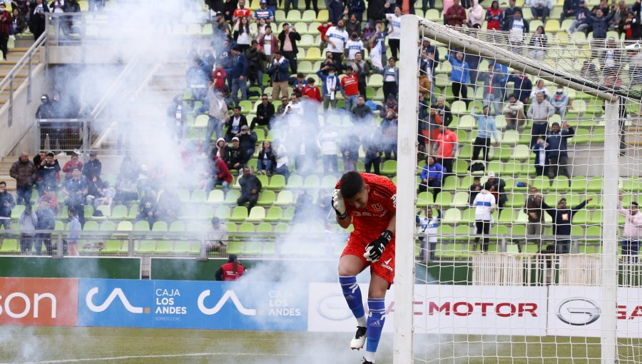 U. de Chile dio a conocer el diagnóstico de Martín Parra tras ser alcanzado por fuego artificial en el Clásico Universitario