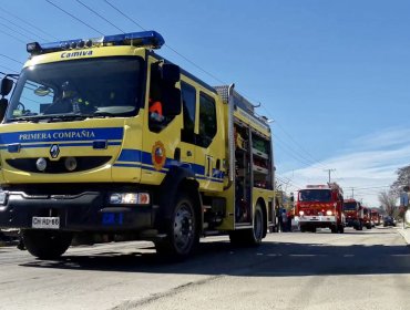 Temor causó quema descontrolada de pastizales en el sector sur de Quilpué: vecinos temieron que el fuego alcanzara viviendas