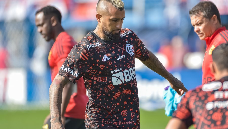 La prensa brasileña criticó actuación de Arturo Vidal en goleada del Flamengo