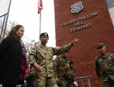 Ministra de Defensa tildó de "inaceptable" el ataque a militares durante incidentes en el INBA y anunció querella