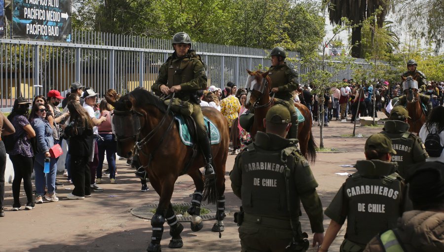 Carabineros pide revisar ley de seguridad privada ante violencia registrada en eventos