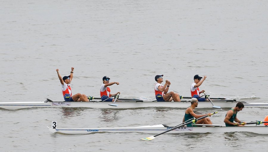 El remo masculino le dio una nueva medalla de oro a Chile en los Juegos Odesur 2022