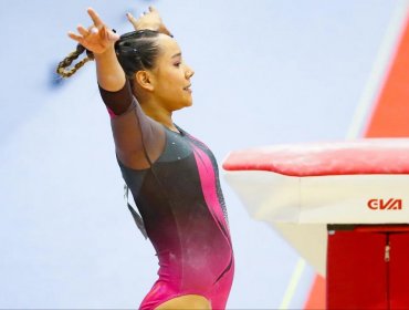 La gimnasta Makarena Pinto le entregó al Team Chile su 16° oro en los Juegos Odesur