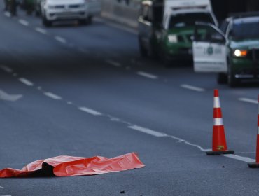Fatal accidente en Vespucio Norte: Se quedaron sin bencina, bajaron a empujar y otro auto los mató