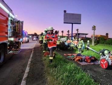 Joven de 18 años muere tras volcar su auto en Talcahuano