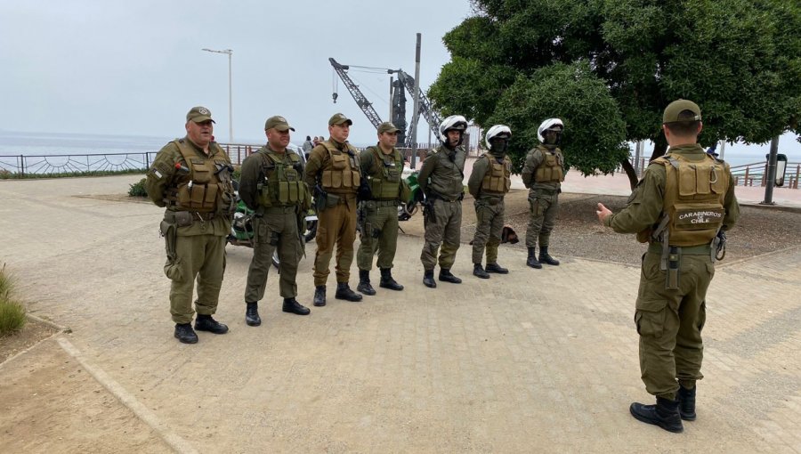 77 personas han sido detenidas este año en cercanías del Muelle Vergara de Viña del Mar: la mayoría han sido por órdenes vigentes