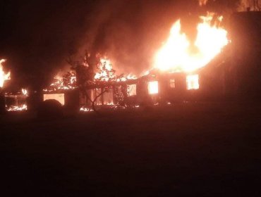 Gobierno anuncia querella por ataque incendiario que consumió propiedad de ex consejera regional de La Araucanía