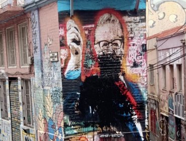 Desconocidos vandalizaron mural del ex presidente Salvador Allende en Valparaíso