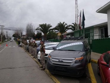 Balance de Carabineros: 87% de los vehículos sustraídos en la región de Valparaíso han sido recuperados